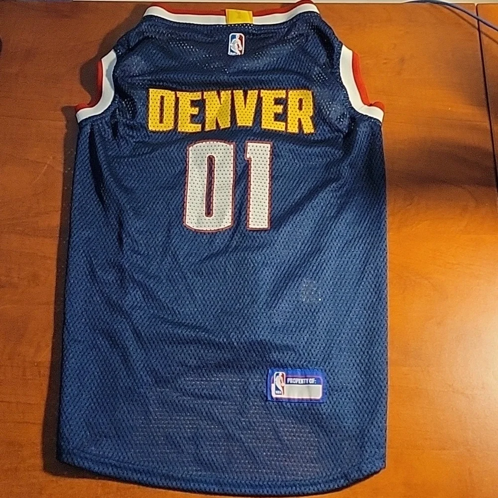 Denver 01 Blue Mesh Jersey For Dog
